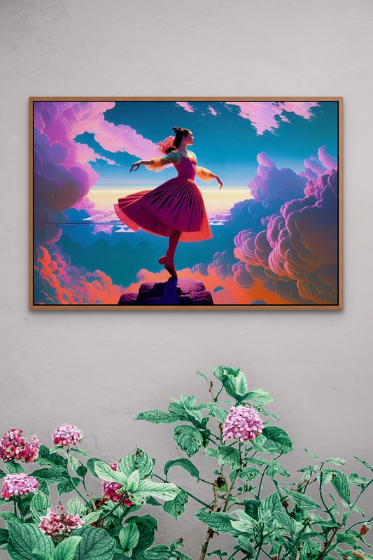 Ballerina in the clouds