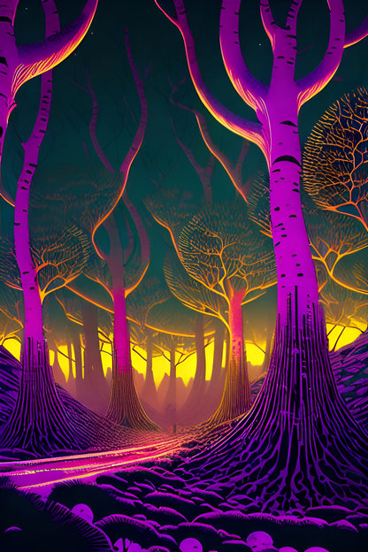 Purple forrest