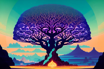 Purple tree of life