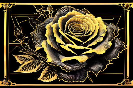 Golden rose puzzle