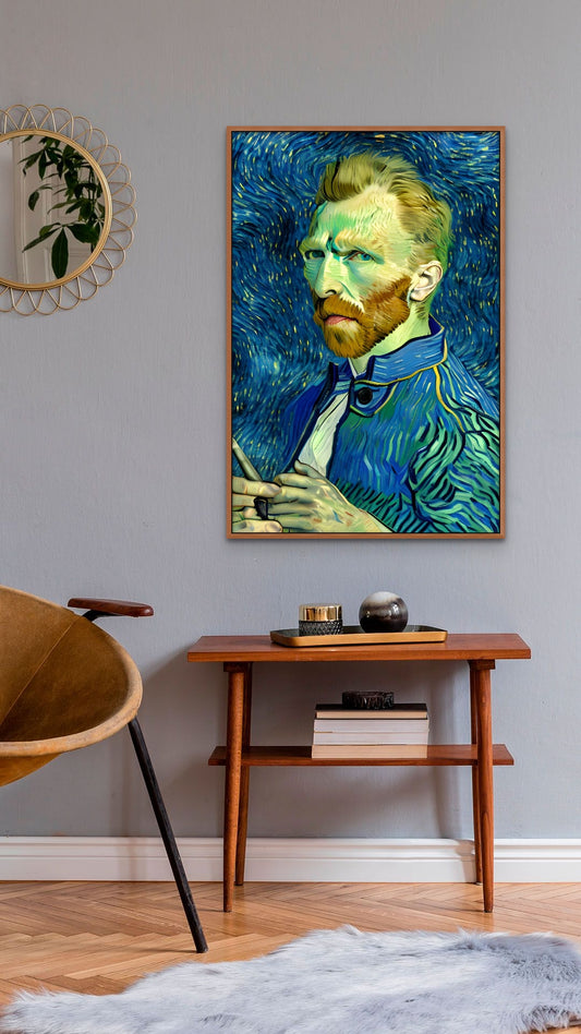 van Gogh in blue